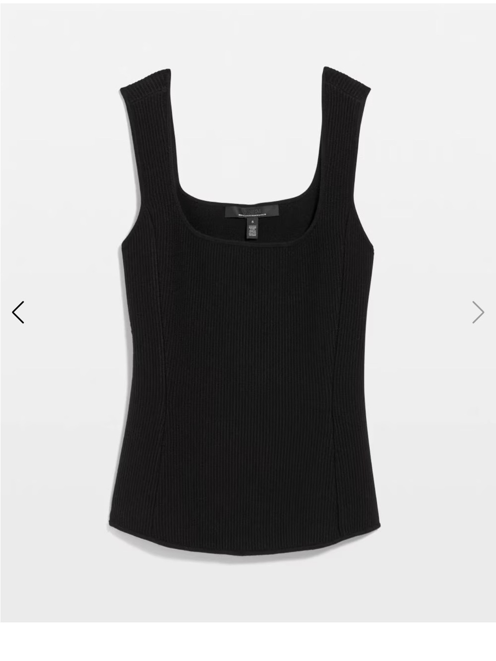 WHBM FORME™ Ribbed Ottoman Tank